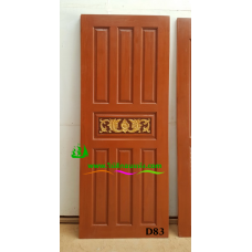ประตูไม้สักบานเดี่ยว รหัส D83